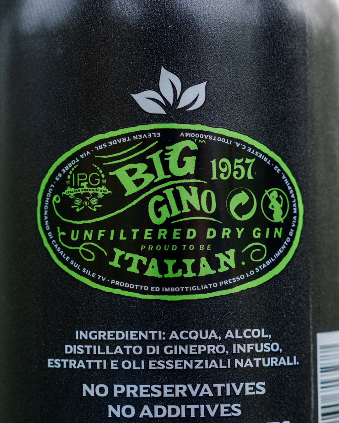 Gin Big Gino May Chang – Con Bacca di Litsea Cubeba (1L)