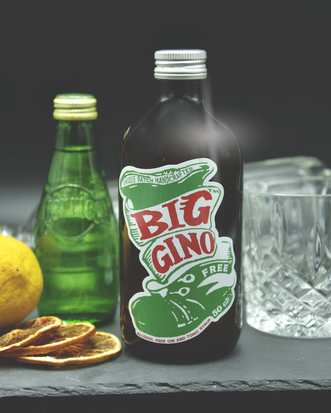 Bottiglia Big Gino Free 0,5L, sciroppo artigianale analcolico per gin tonic