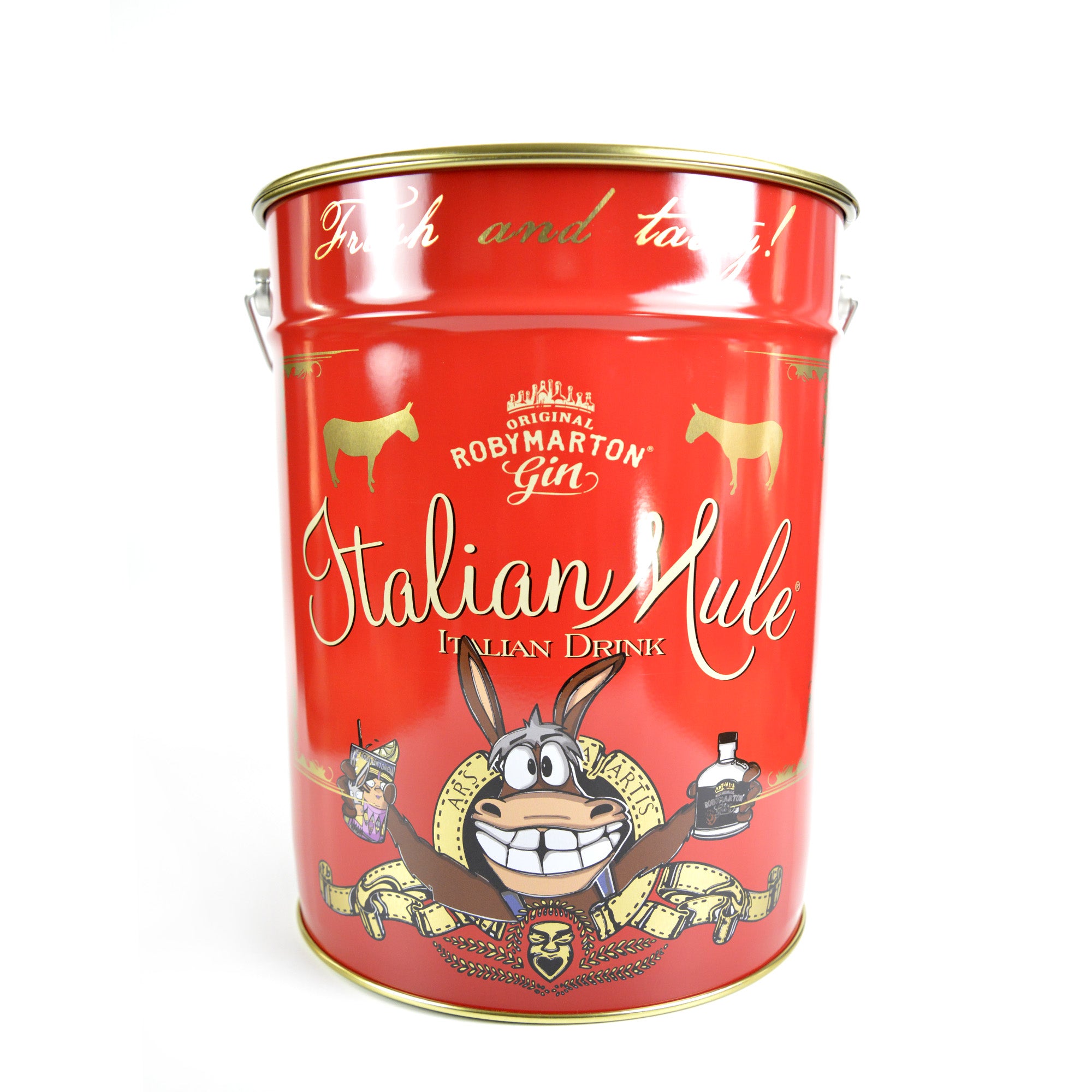 Italian Mule Pouf Box: Kit Roby Marton Gin & Pimento con Accessori